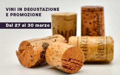 Degustazione e offerta vini – dal 27 al 30 marzo