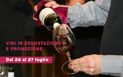 Degustazione vini dal 24 al 27 luglio