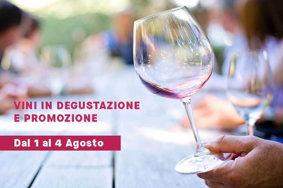Degustazione vini agosto