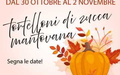 Tortelloni di zucca in menù!